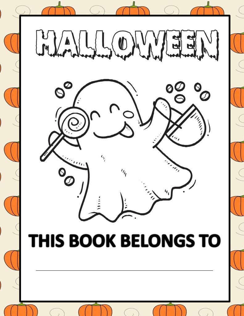 halloween coloring book